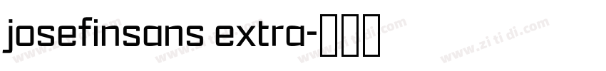josefinsans extra字体转换